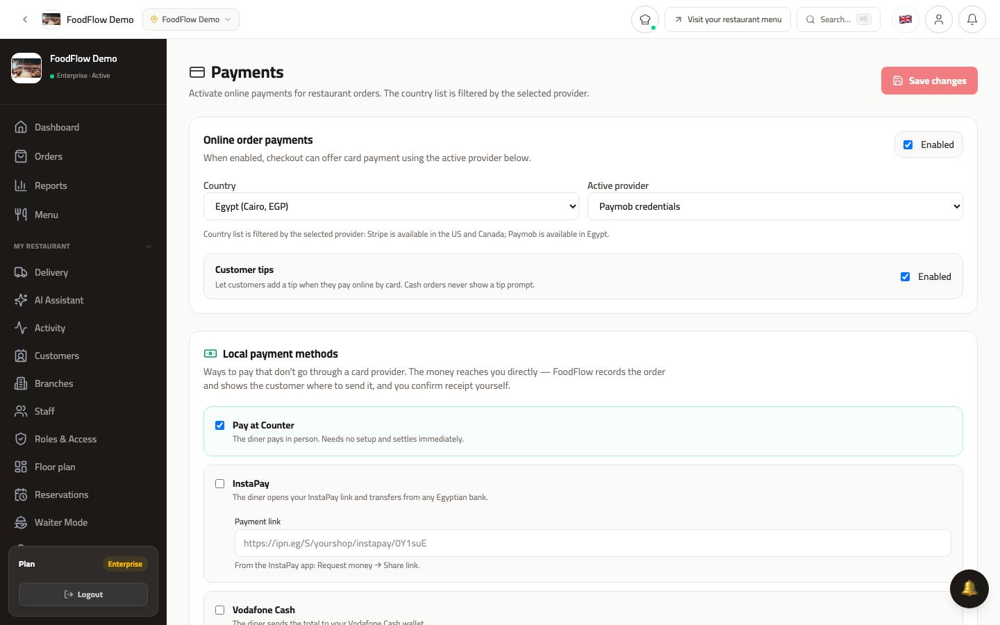 Payments